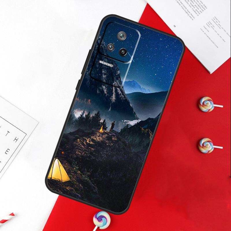 Camping Nature Mountain Cover For Xiaomi 13T 11T 12T 14T Pro 13 14 15 Ultra POCO X7 Pro X3 X5 X6 F5 F6 M6 Pro Case