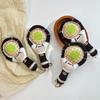 Cute Funny Tennis Racket Plush Doll Stuffed Toys Keychain Backpack Pendants Bag Hanging Couple Ornaments Gifts Pet Teething Toys