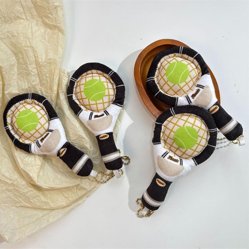 

Милая Забавная Плюшевая Кукла в Виде Теннисной Ракетки, Мягкие Игрушки, Брелок, Подвески для Рюкзака, Подвески для Сумки, Парные Украшения, Подарки, Игрушки для Прорезывания Зубов для Домашних Животных one size