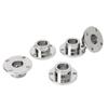 5 PCS Flange Coupling Connector Guide Shaft Support Coupler Fittings 12mm Inner Diameter