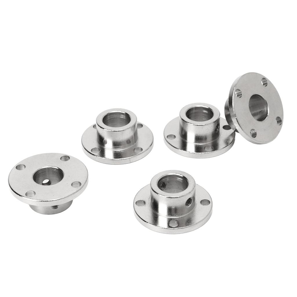 5 PCS Flange Coupling Connector Guide Shaft Support Coupler Fittings 12mm Inner Diameter