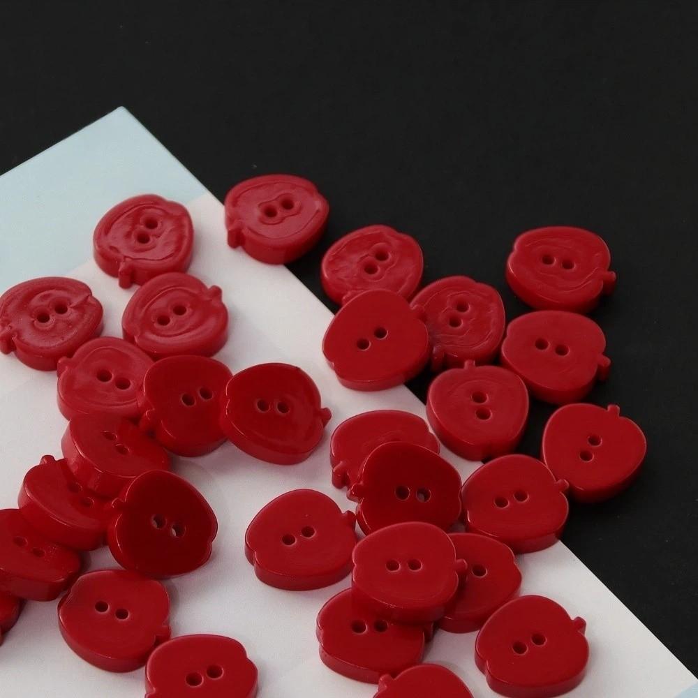 40pcs Creative Mango Buttons Peach Orange Buttons Fashionable Colored Fruits Buttons Clothing Coat