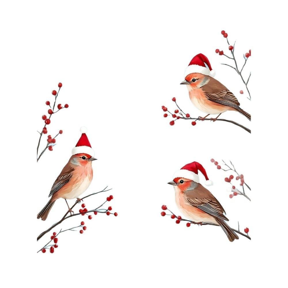 Merry Christmas Theme Festival Party Sticker Electrostatic Glass Sticker  Glass Decoration