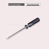 Two-Color Magnetic Screwdriver, No. 14, 3mm Phillips/Flathead, Rubberized Handle, for Household & Electrician Repairs