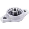 For Popular 2pcs KFL000 Bore Inner 10Mm Flange Ball Mounted Pillow Block Bearings Popular