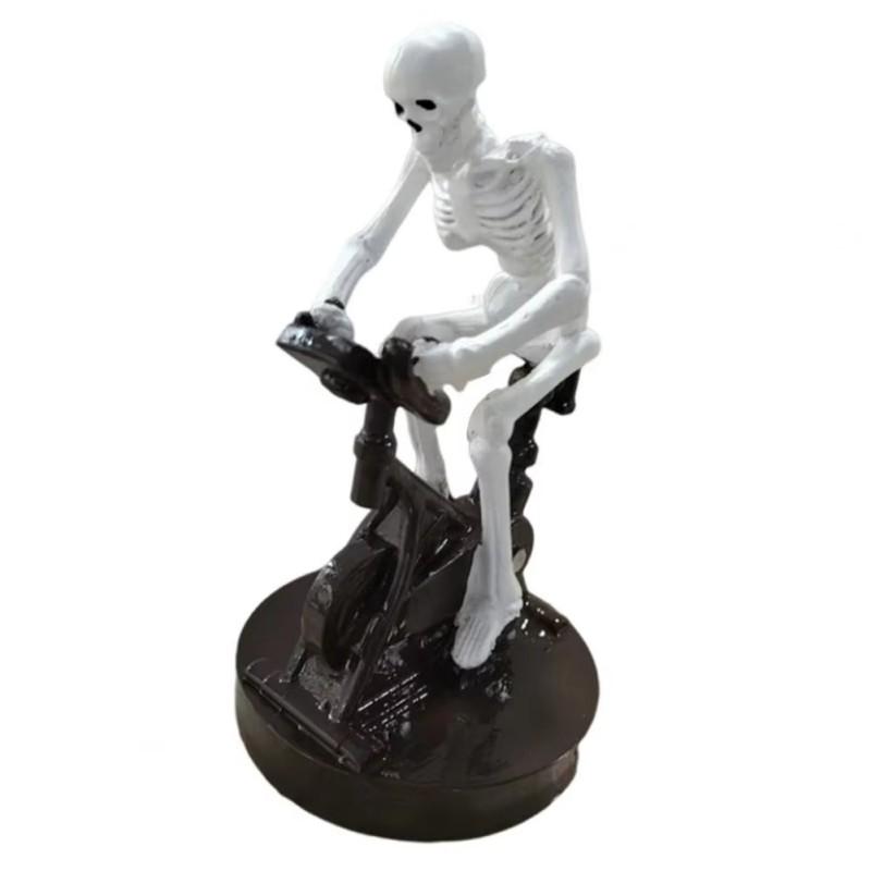 

Скульптура Скелет, катающийся на велосипедах Хэллоуинский декор Жуткие скелеты Велосипеды Хэллоуинская фигурка Скелет, катающийся на велосипедах Статуи