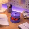 Relaxation Stress Ball Dumpling Squeeze Toy with Purple Steamer Creepy Steamed Bun Relief Steamer for Halloween Home Office Fidget Calming Toys