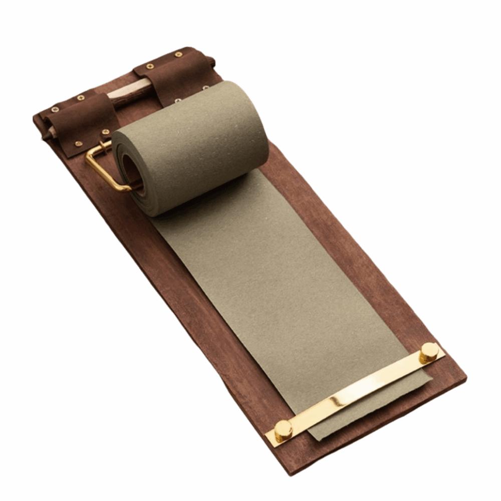 Tear-Off Roll-Up Sticky Note Board Retro Wooden Memo Clipboards  Office Accessories