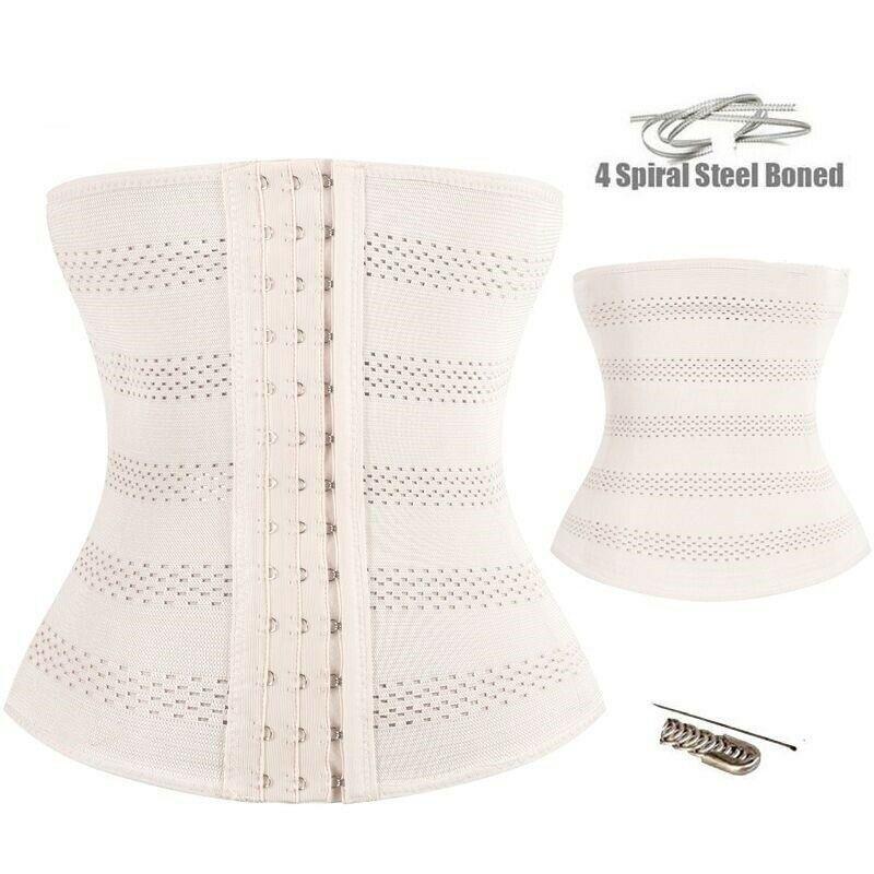 

Body Shaper Slimming Women Waist Trainer Underbust Sport Yoga Corset S5xl 4XL бежевый