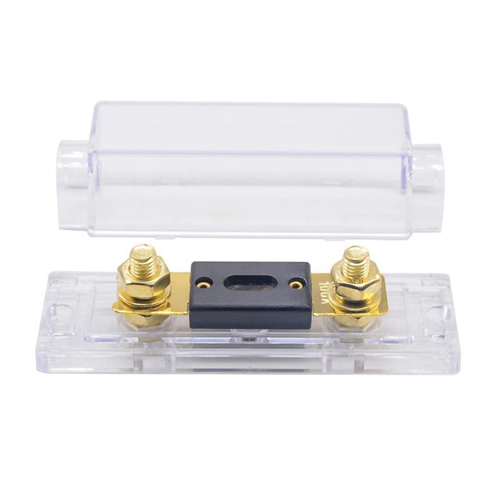 Limnyves 3pcs ANL Fuse Holder Bolt-On Fuse Car Fuse Holder Fusible Link with Fuse 80A Fuse AMP