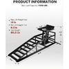 1pcs  Hydraulic Car Ramps 5T 11000lbs Low Profile Car Lift Service Ramps Truck Trailer Garage, Height Hydraulic Vehicle Ramps