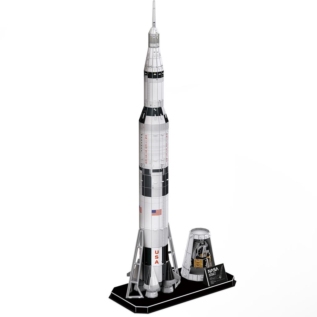 Cubic Fun Puzzle 3d Nasa Apollo Saturn V Rocket - 136 Elementy