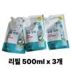 Let's Wash Our Feet Cotton Foot Shampoo Refill Lemon Scent, 500ml X 3 Packs Lw