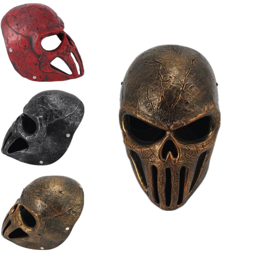Stunning Resin Skull Mask For Halloween Festivities And Scary Costume Role Play