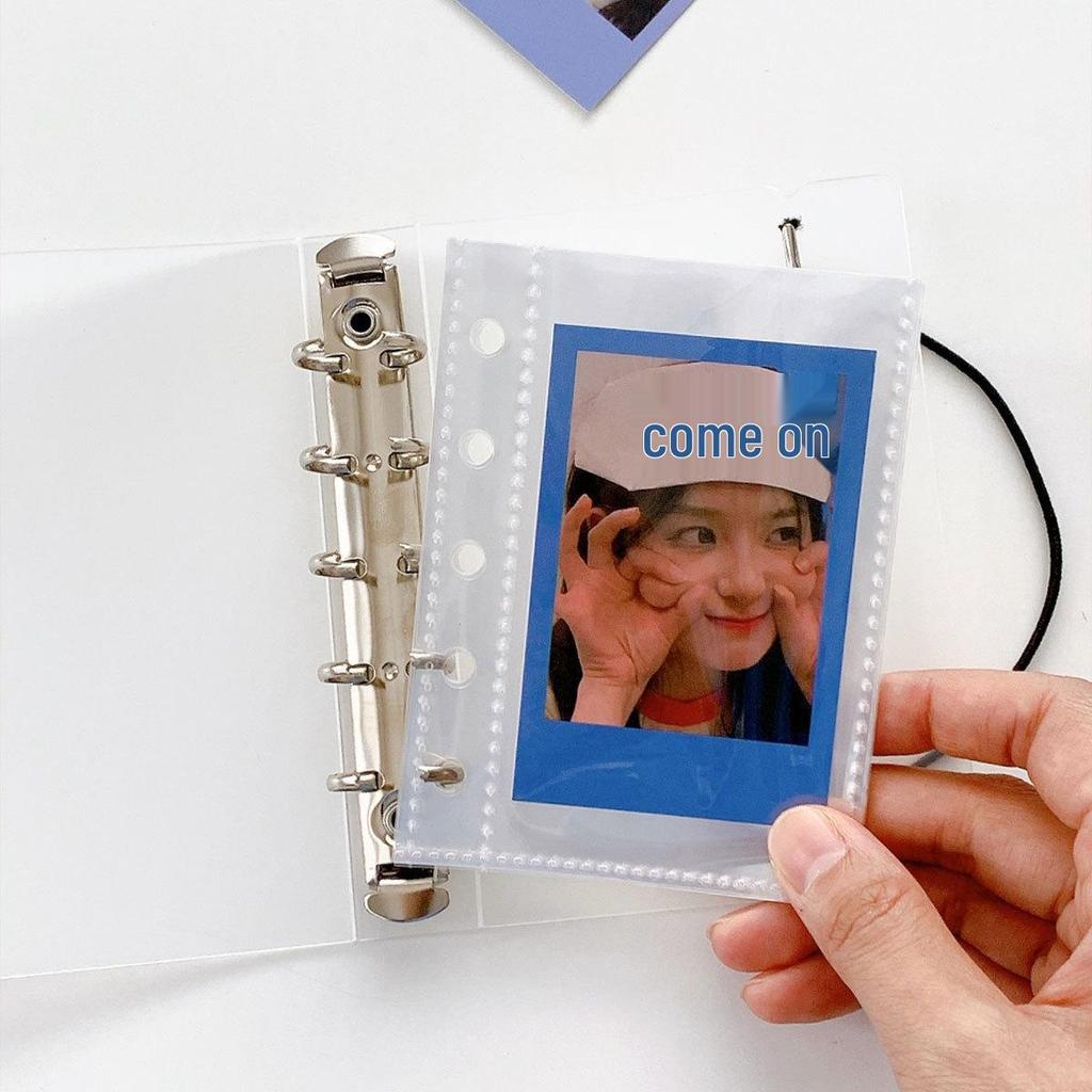 Crystal Clear M5 Storage Bag: Single/Double Grid for Small Cards & Albums