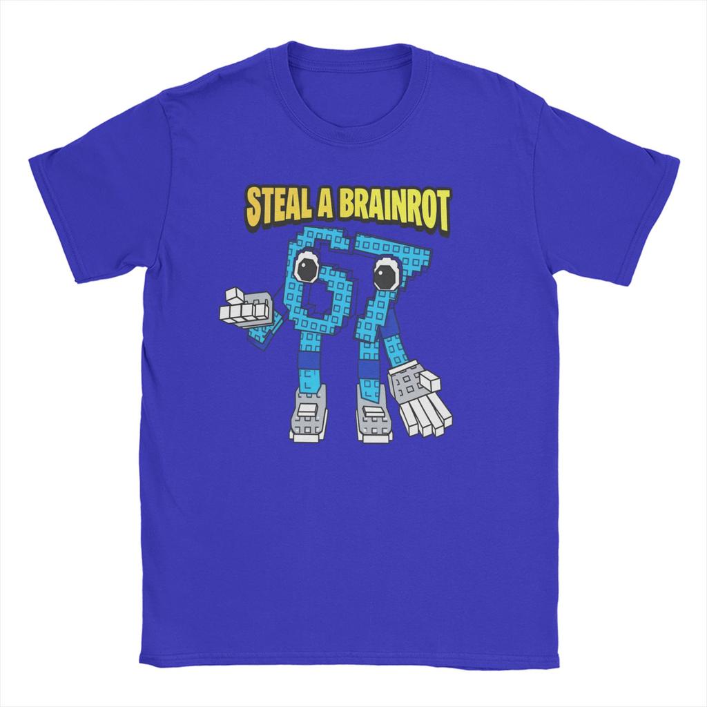 Men Women TShirt Steal a Brainrot Six Seven 67 Italian Brainrot Gaming  Funny Cotton Tees Short Sleeve  T Shirts Tops Big Size