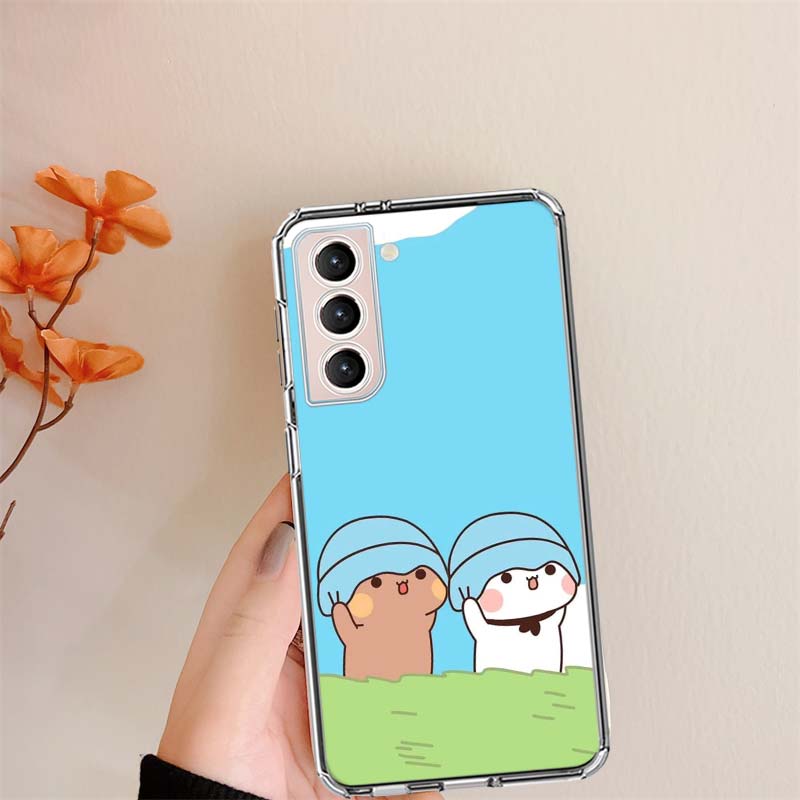 Cute BuBu DuDu Clear Phone Cases for Samsung S26 Ultra Galaxy S25 Edge S24 S23 FE S21 Plus S20 S22 S10 Cover Patterned Compatibl