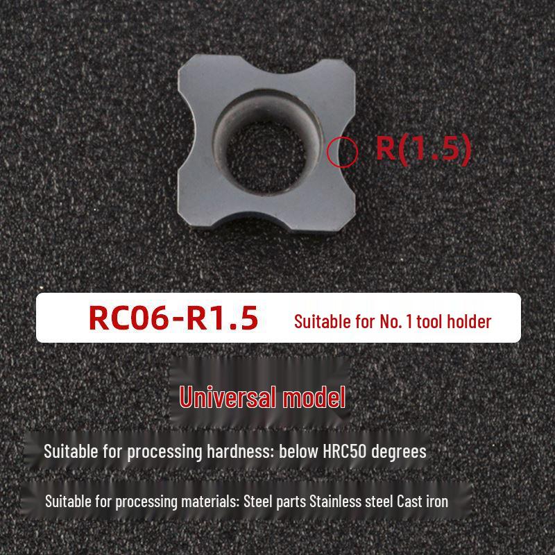 CNC Chamfering Tool Holder - Inner/Outer R, Arc Positive/Negative, Sizes R0.5-6