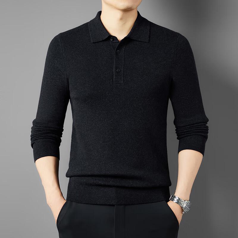 

Men s 100% Wool Lapel Sweater YTMTS6403 4XL