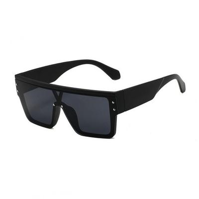 Fashion Square Frame Sunglasses UV Protection Oversized Flat Lens Lightweight Durable Frame for Outdoor Activities and Daily Use