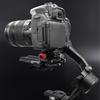 Quick Release Plate Clamp Base 38mm Quick Switching Mount Adapter Build-in 1/4 3/8 Screw Hole for DSLR Camera Stabilizer