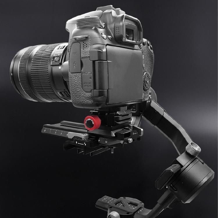 Quick Release Plate Clamp Base 38mm Quick Switching Mount Adapter Build-in 1/4 3/8 Screw Hole for DSLR Camera Stabilizer