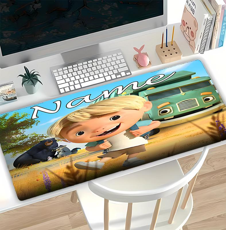 Customizable Name Trash Truck Pattern Gaming Mouse Pad-Non Slip Rubber Base,Perfect Gamers,Esports,Ideal Gift Gaming Enthusiasts