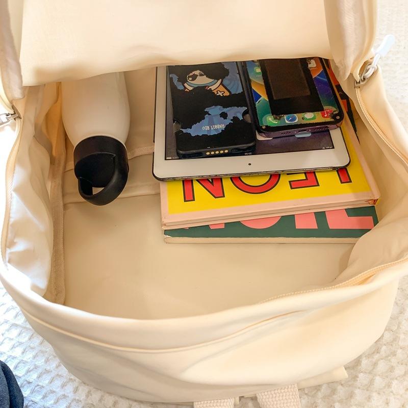 Schoolbag sweet wind girl out travel cute backpack light research spring outing small shoulders primary school students simple schoolbag