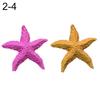 2 Stück Aquarium Ornament Mediterranes Harz Mini Seestern Aquarium Dekoration