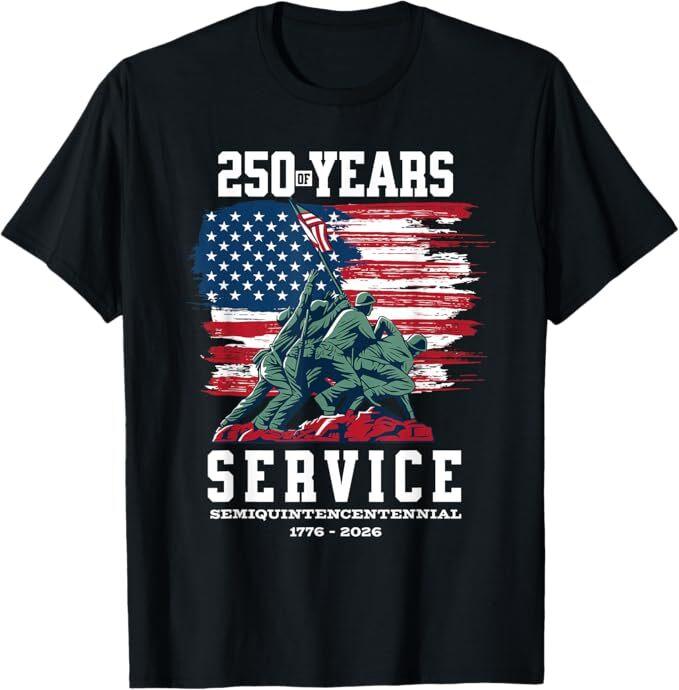 250 Years America Anniversary 250th Independence Day T-Shirt