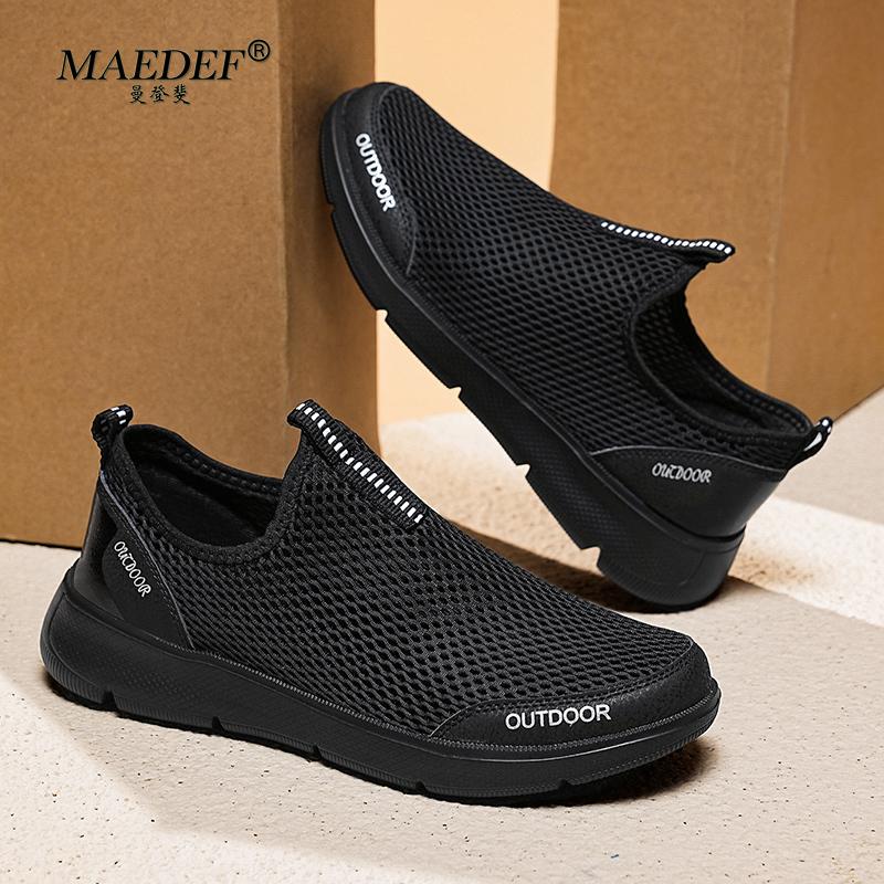 MAEDEF Shoes for Men Summer Casual Shoes Man Breathable Male Sneakers Lightweight Comfortable Mens Trainers Men's Running Shoes