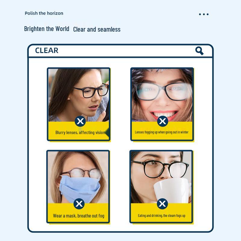Anti-Fog Glasses & Lens Wipes