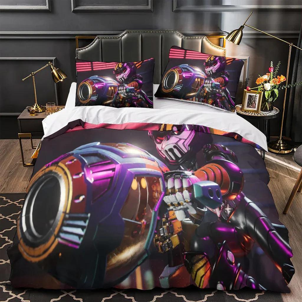 Spiel Ratchet Clank Rift Apart 3D Gedruckter Bettbezug Kissenbezug Bettwäsche-Set Full Queen King Size Für Schlafzimmer-Dekoration