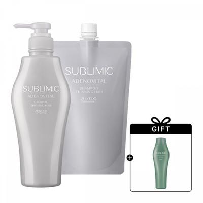 Adenovital Shampoo For Weak Hair 500ml + Refill 450ml