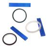 1/4 10in Set Tape Splicing and Leader Tape sound Metal Splicing Kit for Open Reel Tape Recorders
