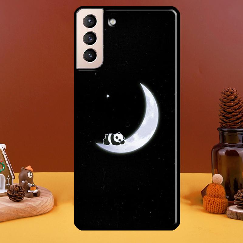 Roztomilá kreslená panda pro Samsung Galaxy S22 Ultra S20 S21 FE S10 S10e S9 Note 10 Plus Note 20 Ultra pouzdro na telefon