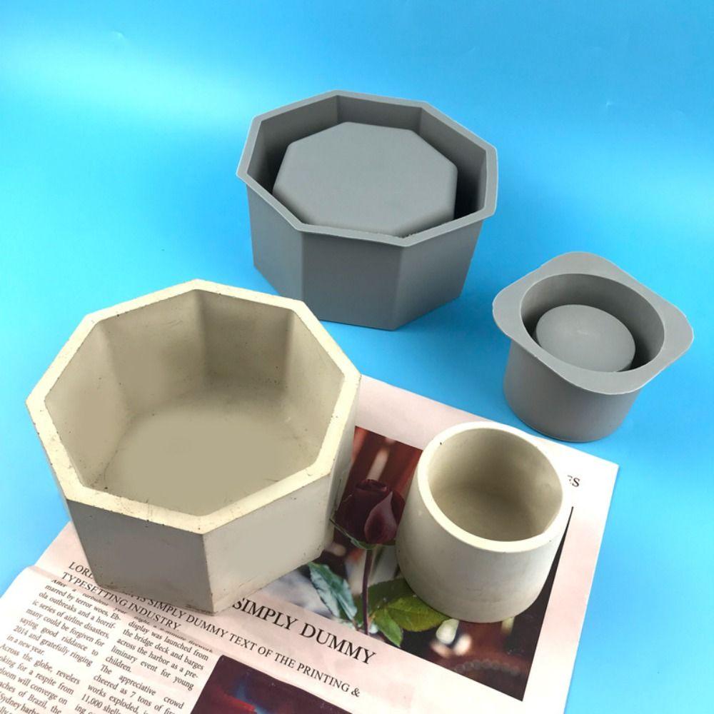 Resin Epoxy Flower Pot Mold Odorless Silicone Mould Convenient Concrete Mold Vase