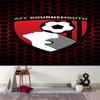 1pc Football Club Logo Tapestry, Living Room, Bedroom, Office, Party Decor, Ideal Festive Gift