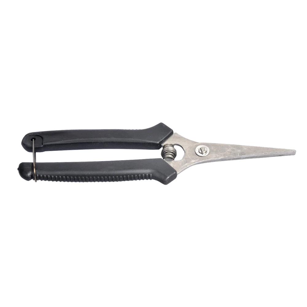 

Pruner 175mm Straight Head Pruning Shears Non-Slip Handle-Ideal for Flower Gardening Shears and Precision Plant Care Hand Tools чёрный