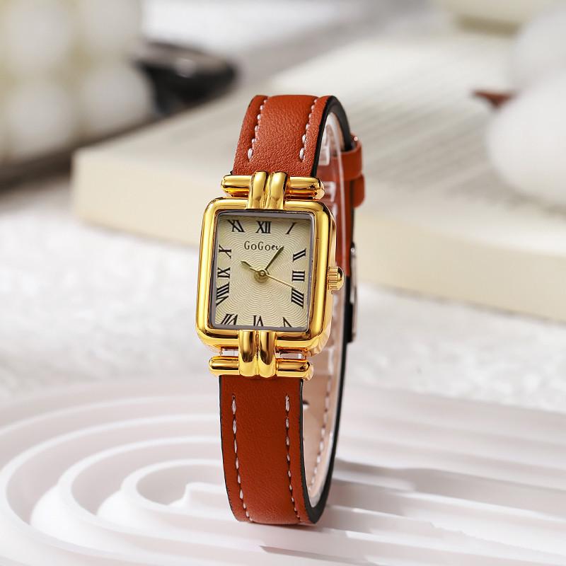 Ceas Nou pentru Femei Retro cu Cifre Romane - Curea de Piele de Lux & Vânzător Fierbinte