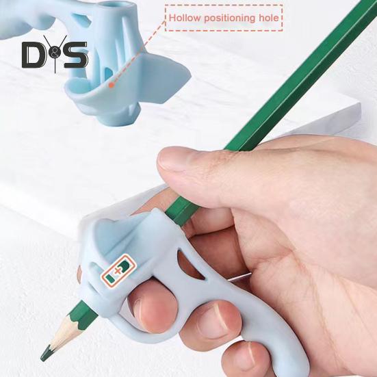 4Pcs Kids Pencil Holder Ergonomic Design Pen Corrector Pencils Practice Writing Silicone Finger Grips Pen Grip Aid