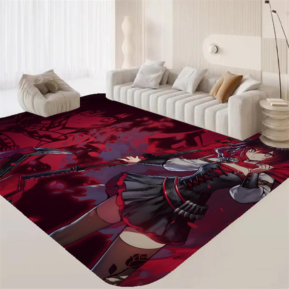 Anime Characters R-RWBY Bathroom Mat INS Style Soft Bedroom Floor House Laundry Room Mat Anti-skid Welcome Doormat