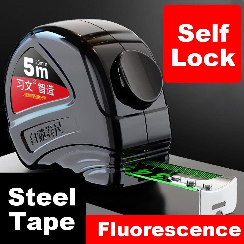 

5/7,5/10 м рулетка флуоресцентная стальная линейка верстака утолщенная измерительная лента плотники