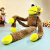 Cute Big Mouth Monkey Plush Dog Toy Simulation Monkey Design Long Leg Monkey Dog Toy