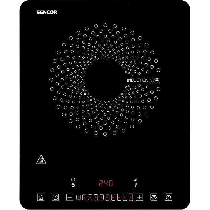 Plaque de cuisson a induction - SENCOR - SCP 3701BK - 2000 W - 1 foyer - Noir