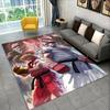 Retro Street Fighter Spiele Cartoon Teppich für Schlafzimmer Wohnzimmer Sofa Spielzimmer Fußmatte Heimdekoration, Kinder Teppich rutschfest