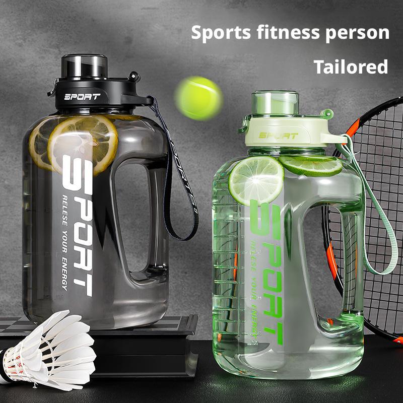 2.5L Large Capacity Water Bottle,Leakproof,Heat-Resistant Perfect for Gym, Hiking, Camping,Travel for Men & Women Fitness Bottle