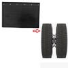Mudguard, rear wheel arch rubber apron for twin wheels 440x295 - F45x30