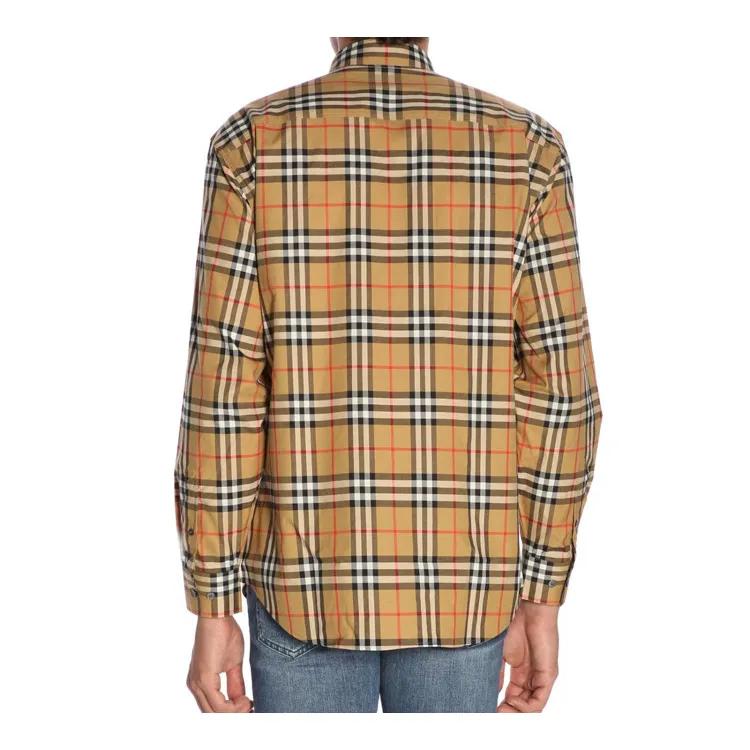 Burberry SS20 Shirt Men's Camel (Unisex) Shirts 80012361