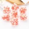 Simulation Hydrangea Shooting Prop Head DIY Handmade Hydrangea Wedding Lead Hydrangea Flower Wall Single Small Hydrangea Fake Flower Decoration